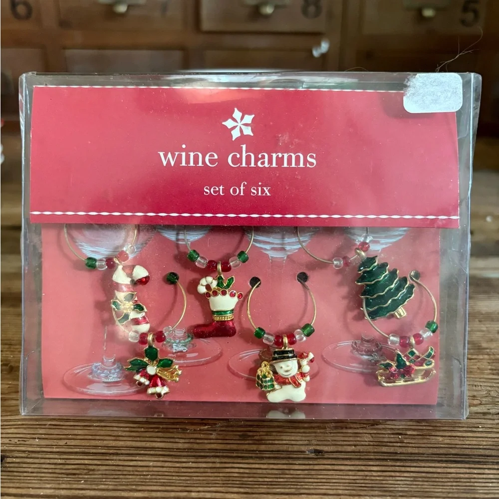 Target Holiday Wine Charms Set - Red, Green, Gold
